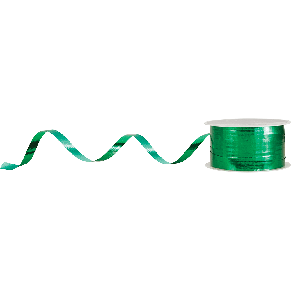 Curling Ribbon Metallic Green