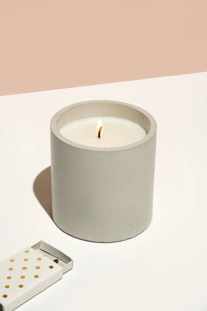 10oz Concrete Soy Wax Candle Bisous