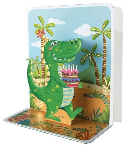 Dinosaur Petite Pop-Up Card