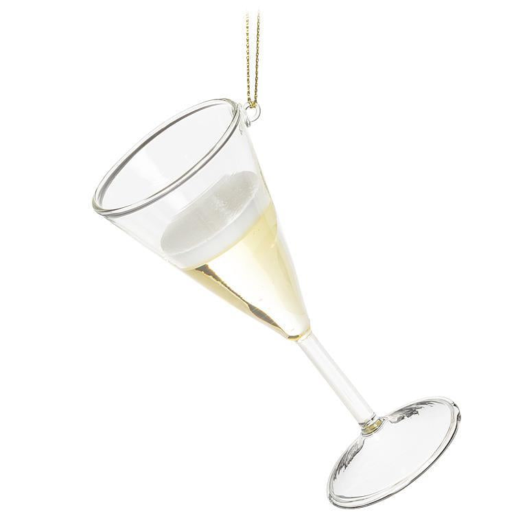 Champagne in Flute Ornament