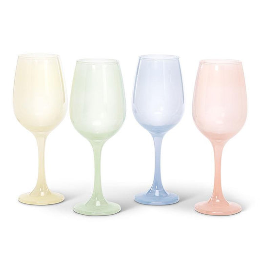 Sheer Pastel Wine Glass