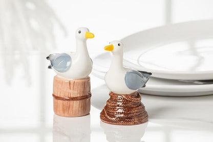 Perching Seagulls Salt + Pepper Shaker