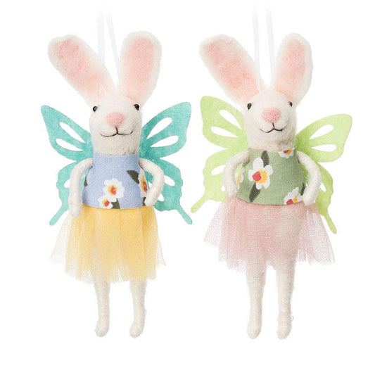 F83 - Bunny w/Wings Ornament