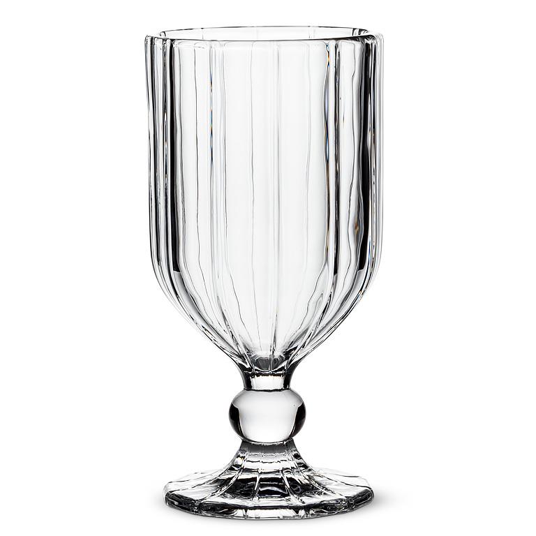 Panel Goblet Glass