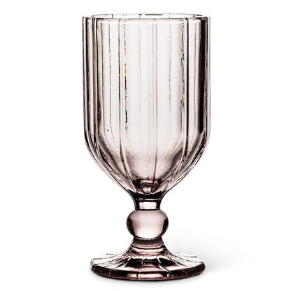 Panel Goblet Glass