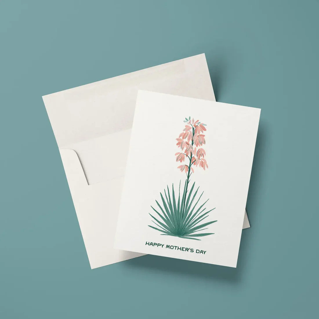 Yucca Blooms Mother's Day Greeting Card