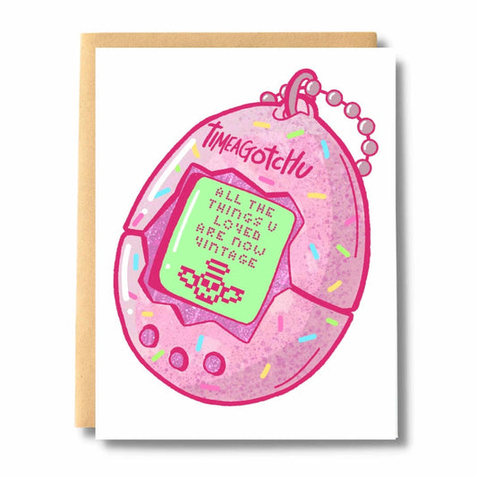 All The Things You Loved Are Now Vintage Timeagotchu Card