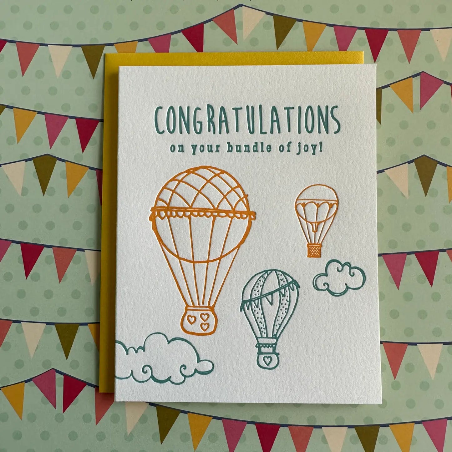 Balloon Bundle of Joy Card