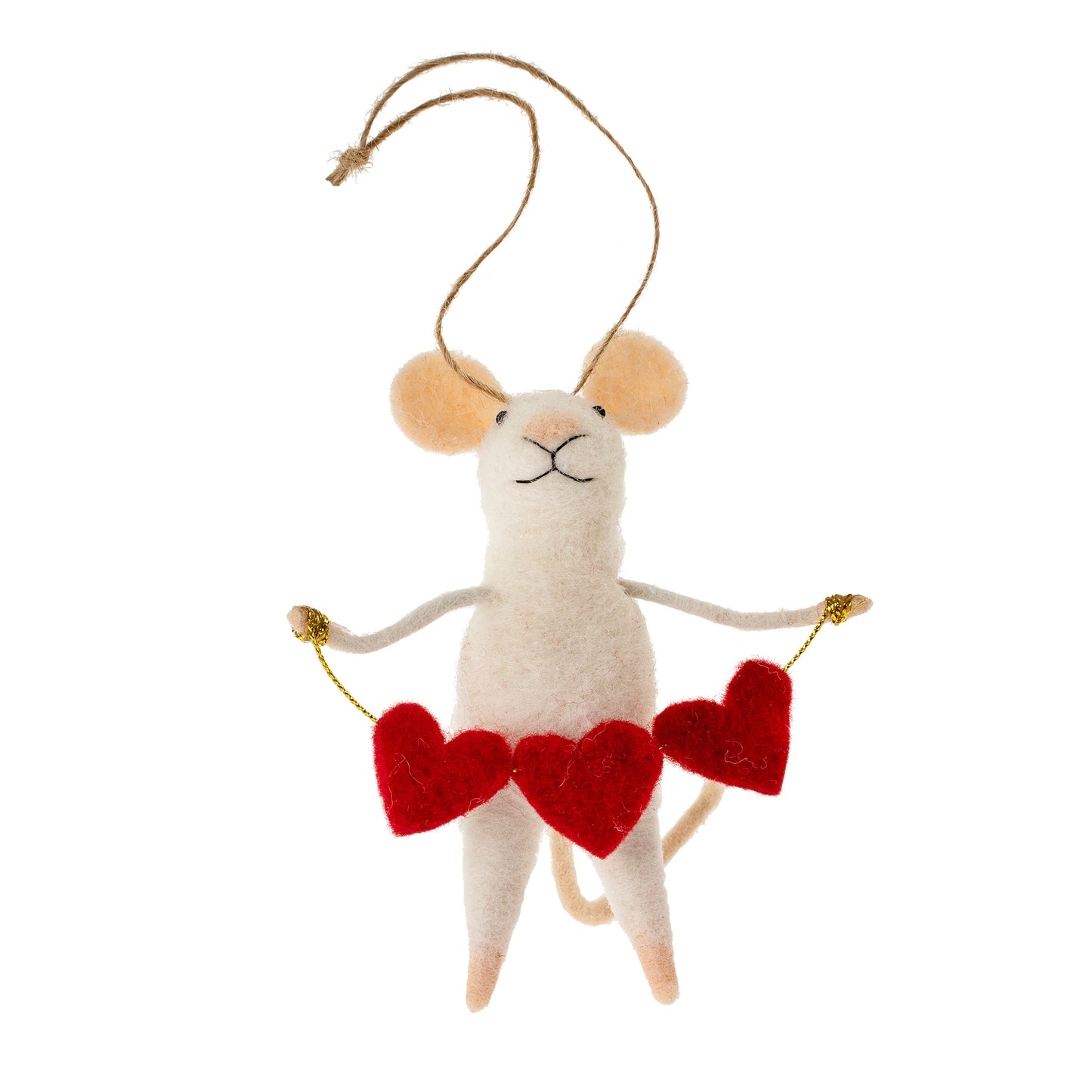 F4 - Heart Full Mouse Ornament