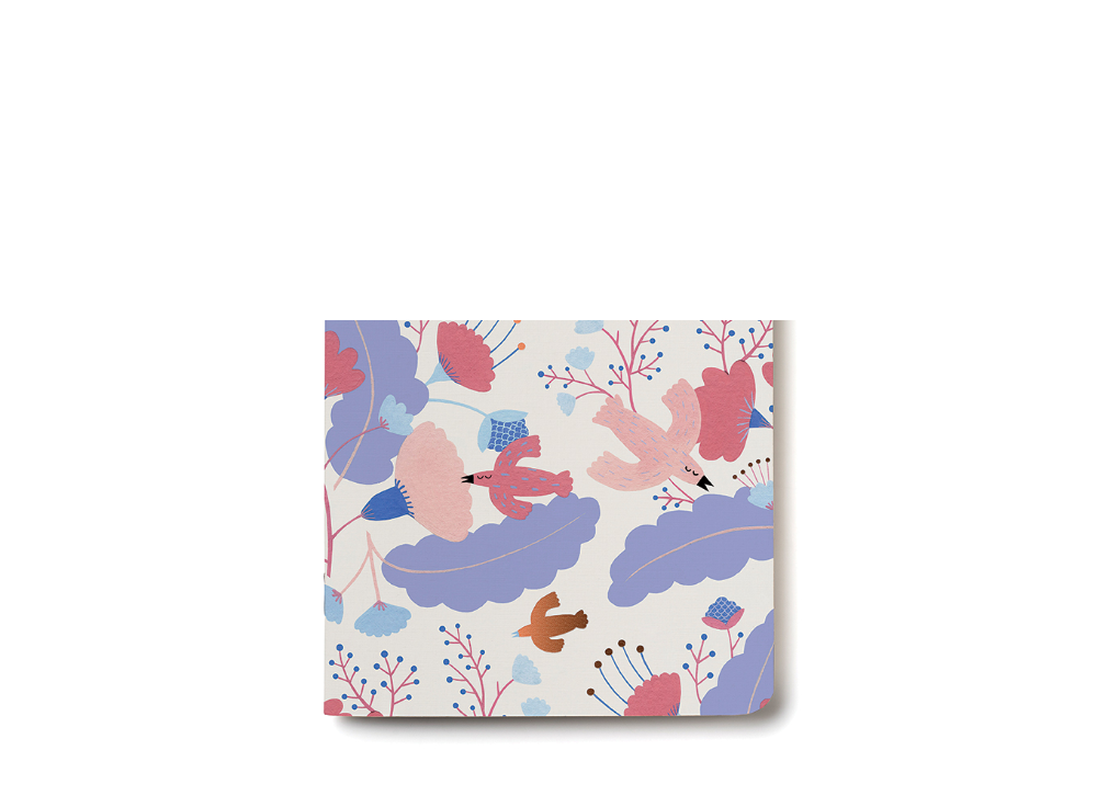 Candy Birds Flat Wrapping Paper