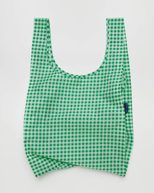 Reusable Standard Baggu Green Gingham