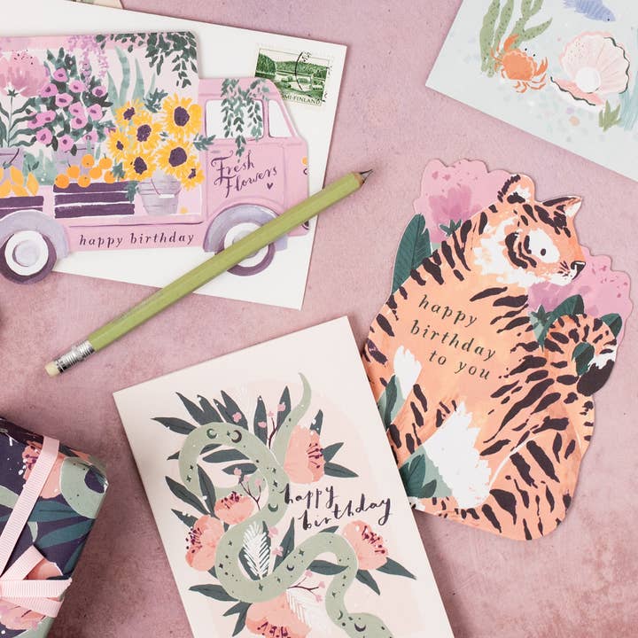 Tiger Birthday Cards