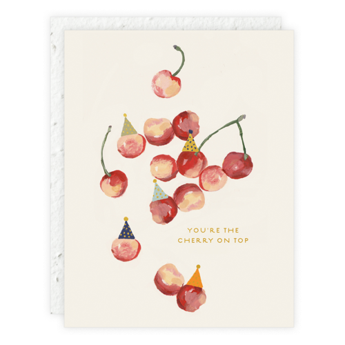 Cherry On Top Birthday Card