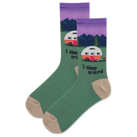 I Sleep Around Women's Crew Socks