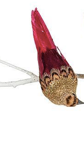 Glitter Birclip w/Pointy Tail