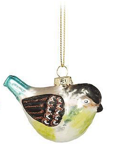 Perched Wren Ornament