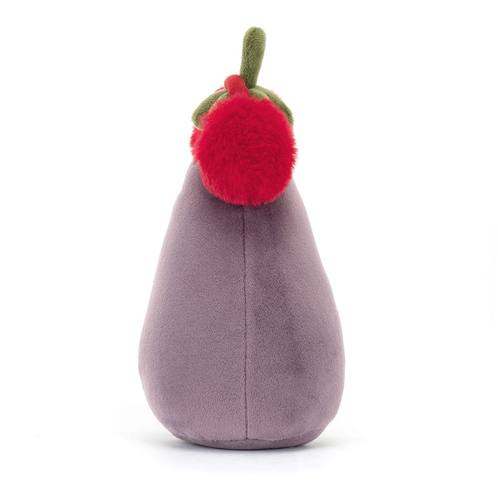 Toastie Vivacious Red Eggplant Plush Toy