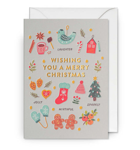 Wishing You A Merry Christmas Card