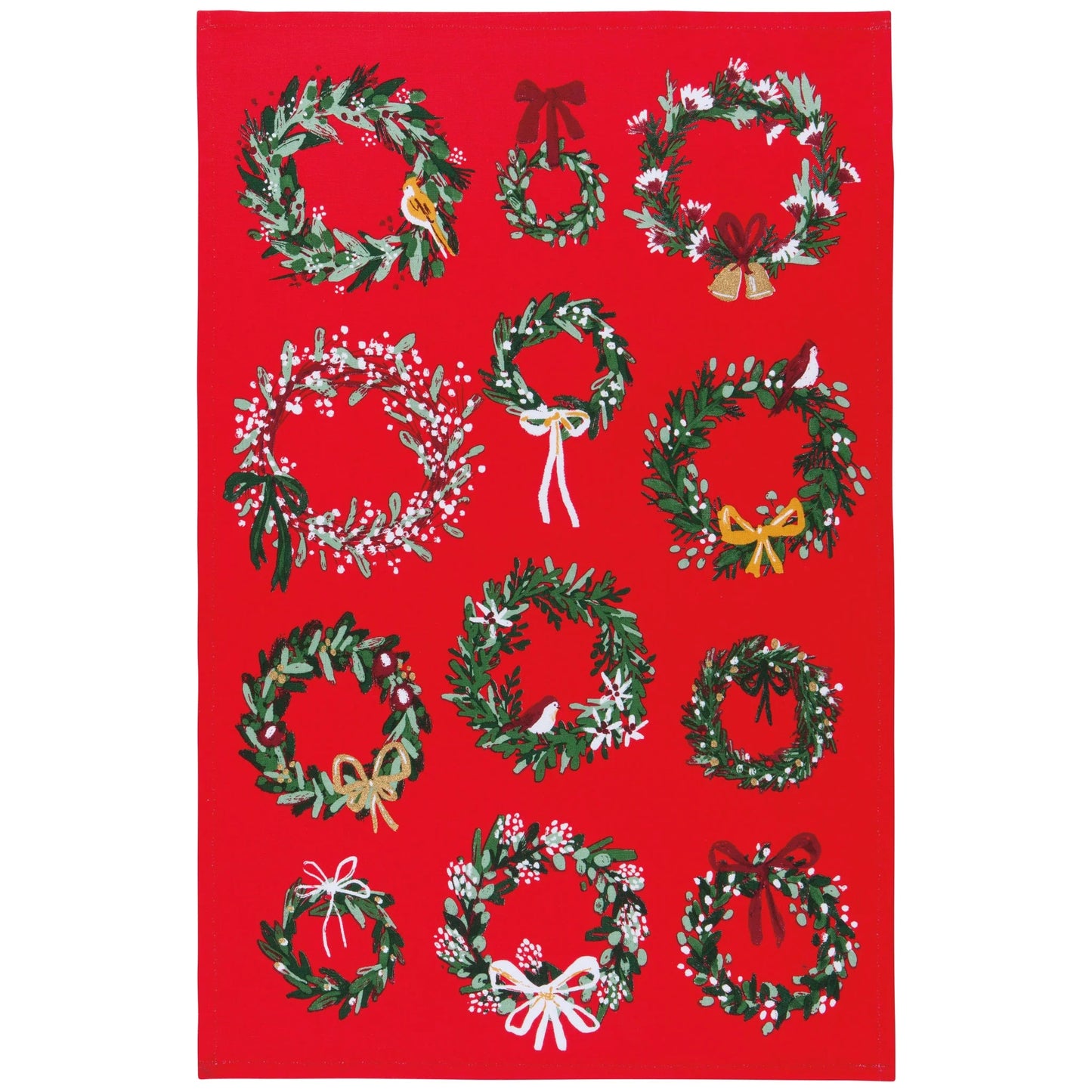 Wreaths Tea Towel Set of 2