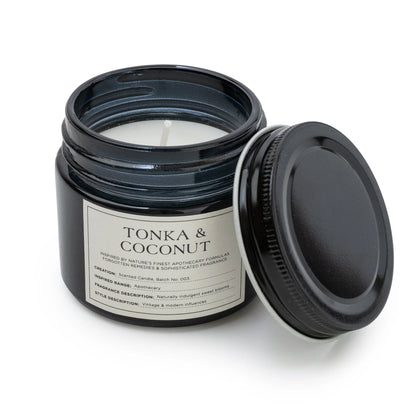 Small Jar With Metal Lid Tonka + Coconut Candle