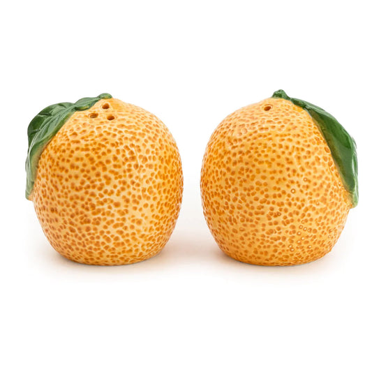 Orange Blossom Salt + Pepper Shakers