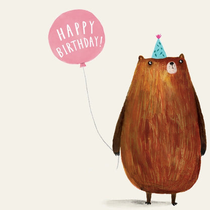 Birthday Bear Greeting Card