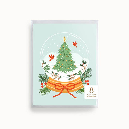 Snow Globe Boxed Card