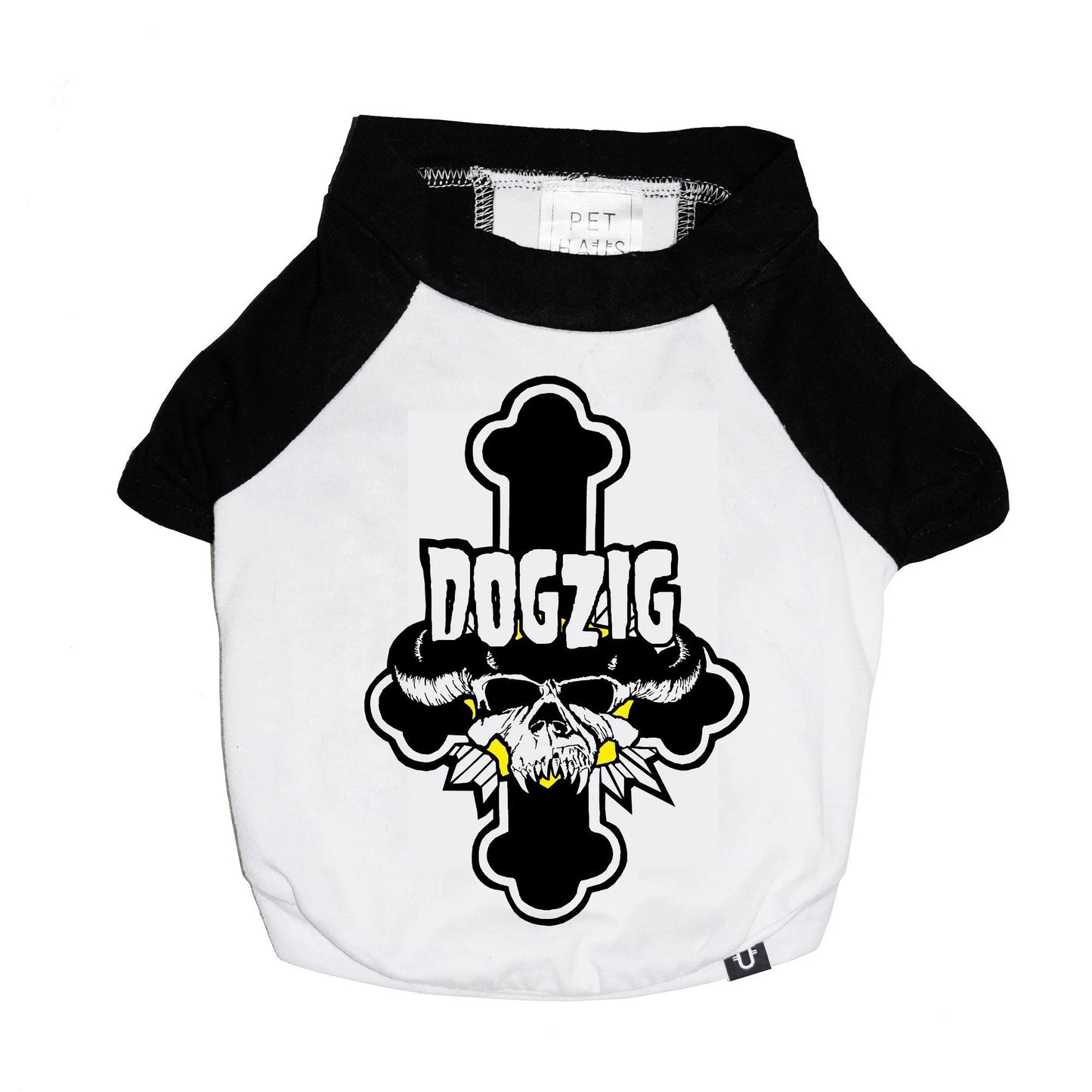 Raglan Dog Tees Dogzig Large