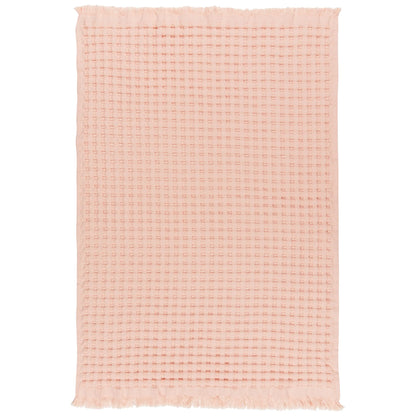 Blush Organic Cotton Waffle Hand Towel