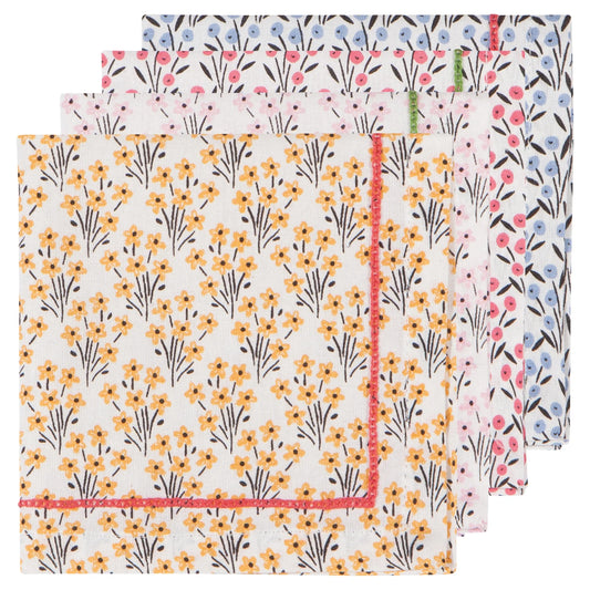 Bouquet Cocktail Napkins Set of 4