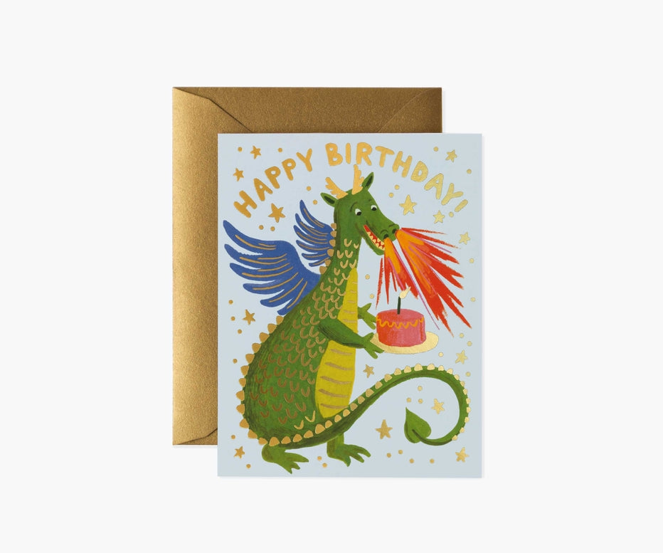 Birthday Dragon Card