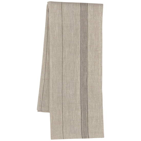 Maison Linen Stripe Shadow Tea Towel