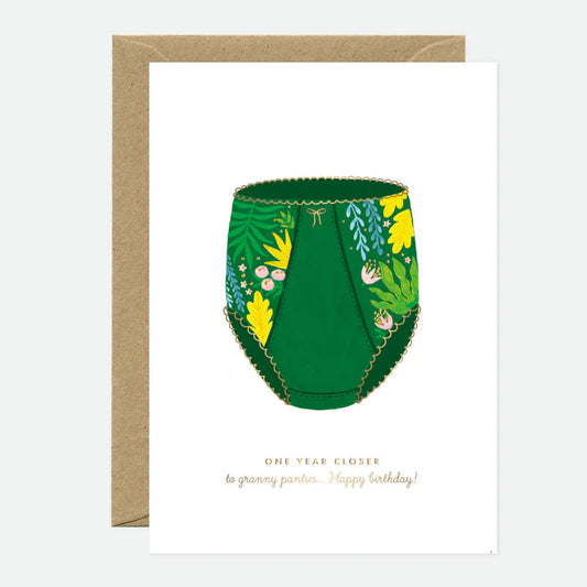 Granny Panties Card