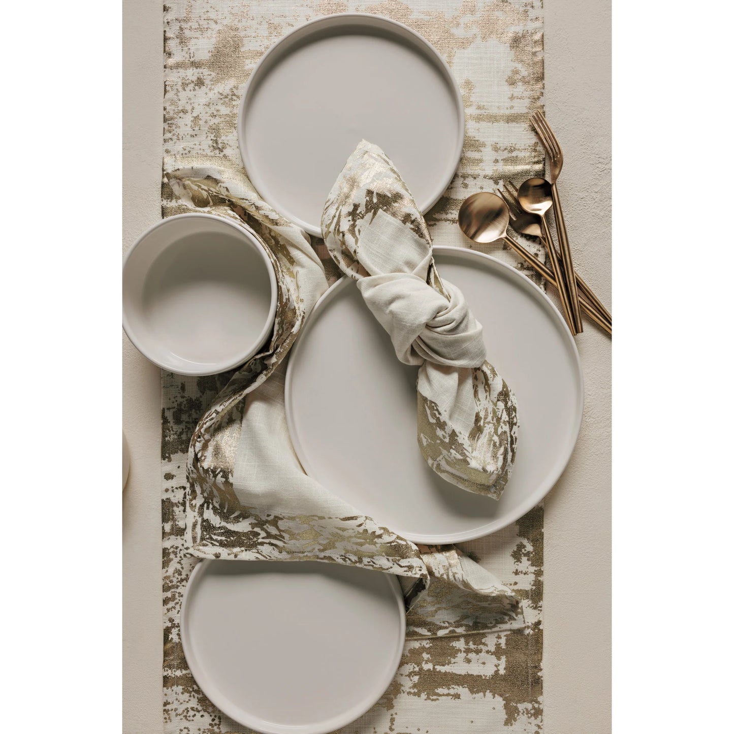 Glimmer Gold Napkin Set of 4