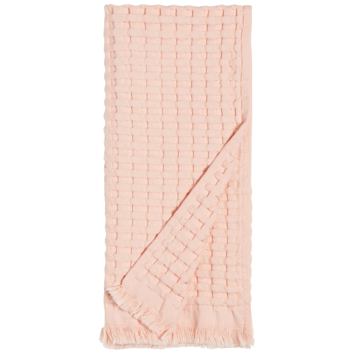 Blush Organic Cotton Waffle Hand Towel