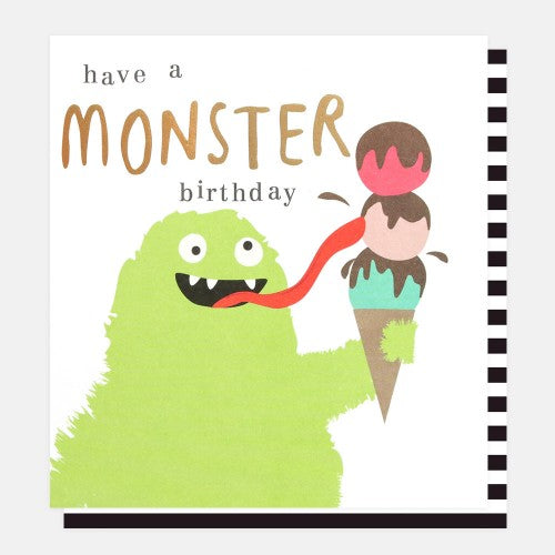 Monster Birthday Card