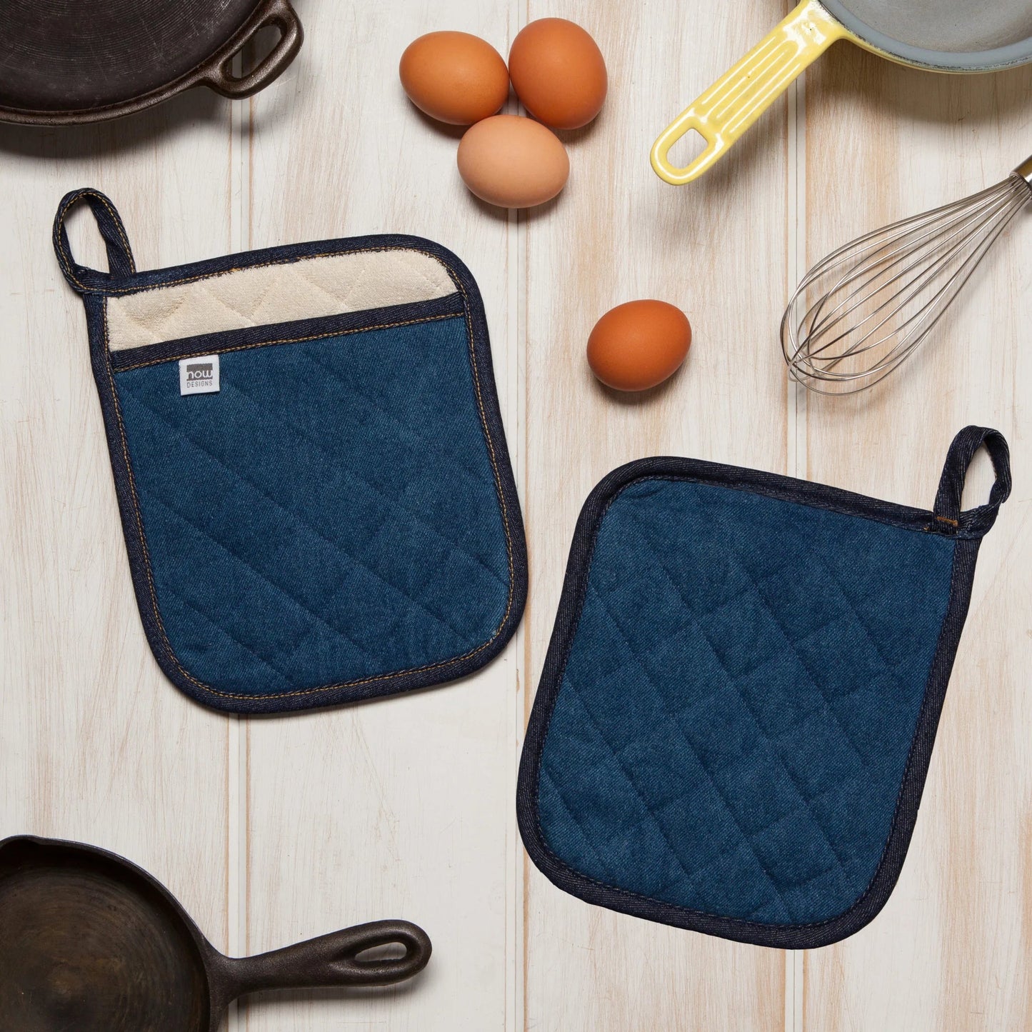 Superior Denim Pot Holder