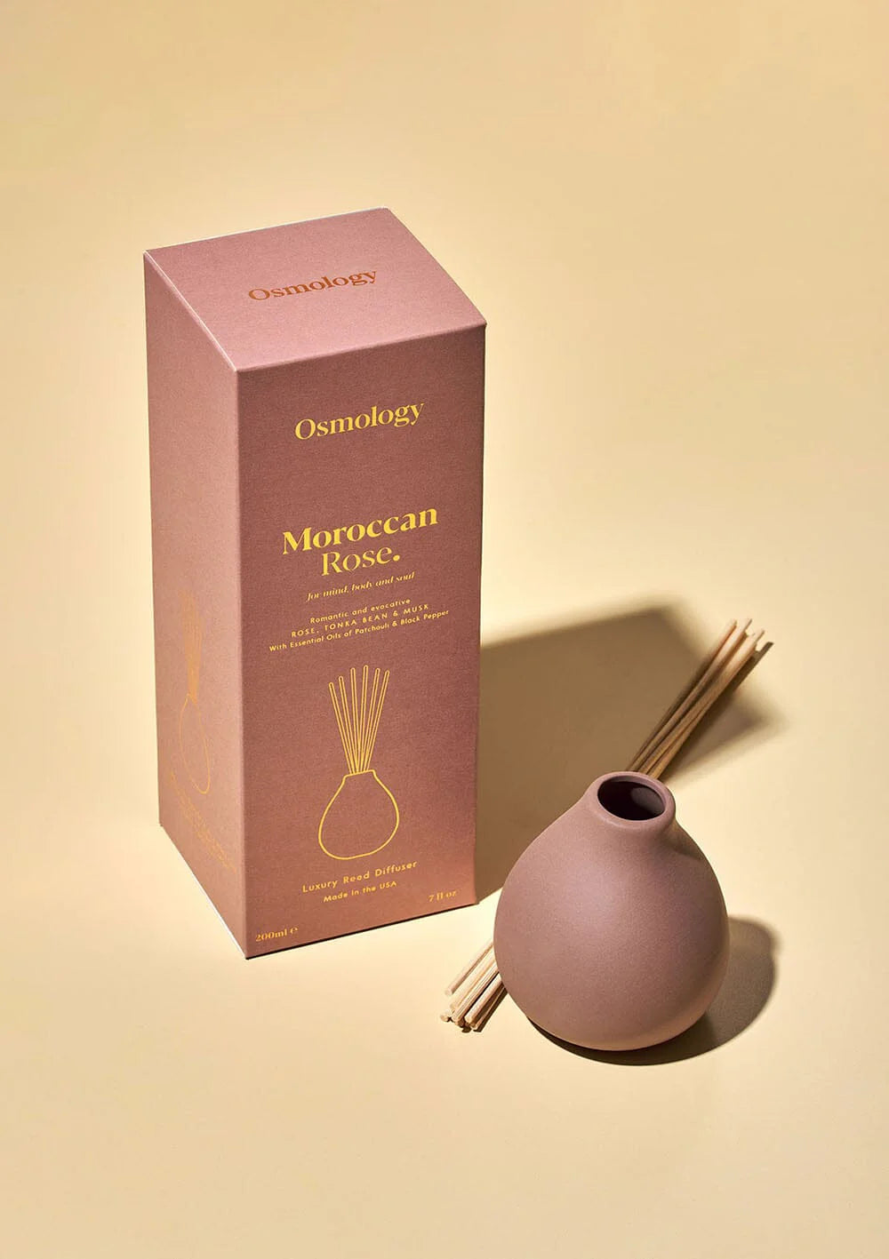 Moroccan Rose Reed Diffuser - Rose Tonka and Musk