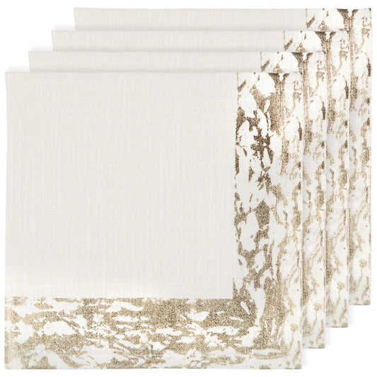 Glimmer Gold Napkin Set of 4