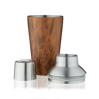 Wood Pattern Cocktail Shaker