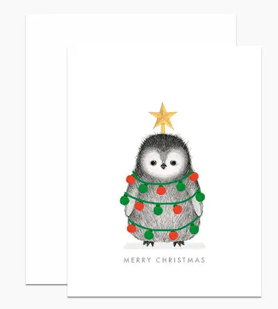 Decorated Penguin Card