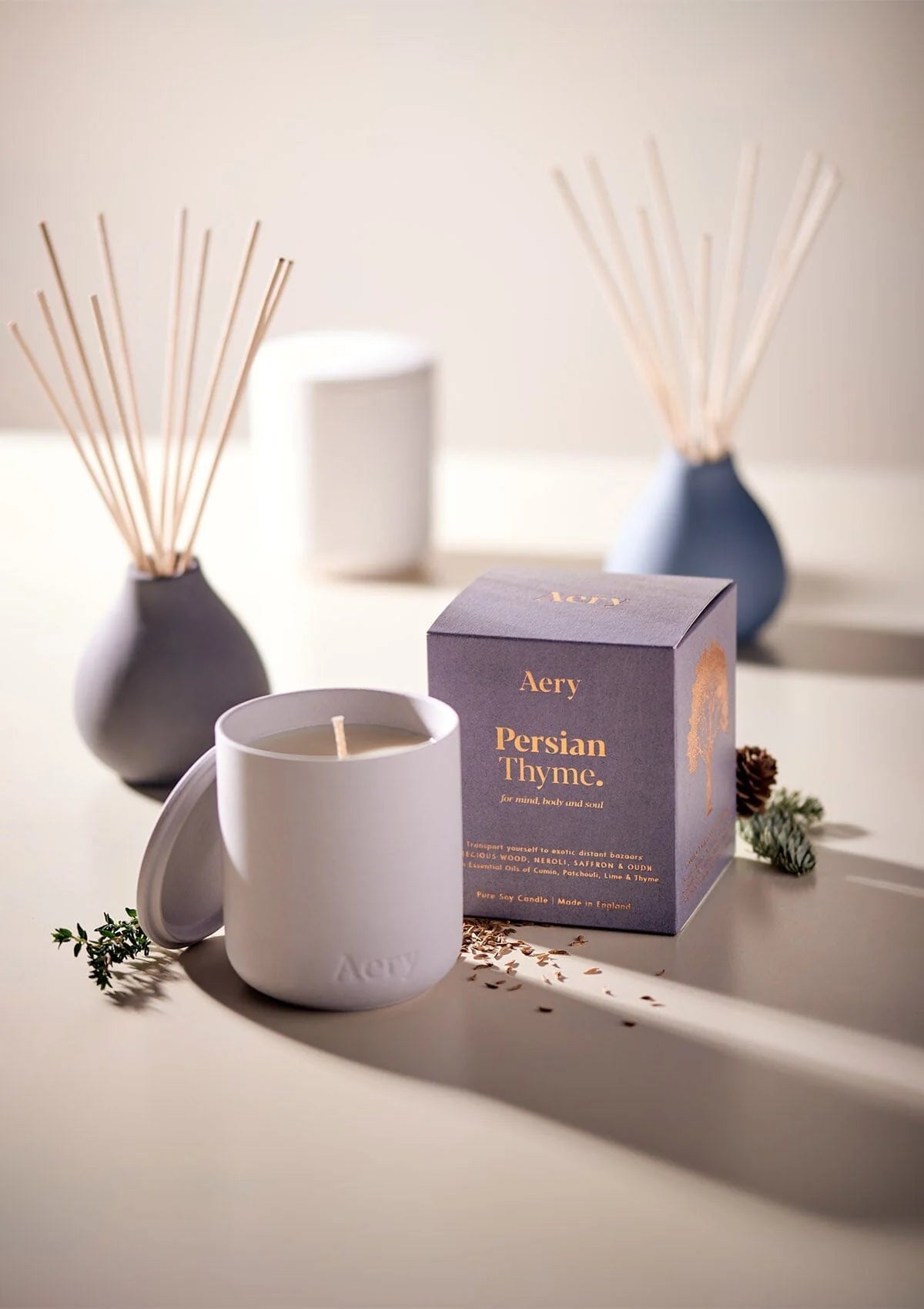 Persian Thyme Scented Candle - Neroli Saffron and Oudh