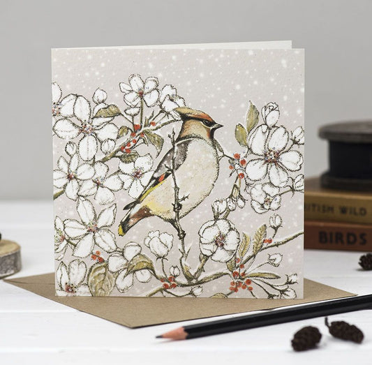 Waxwing Card