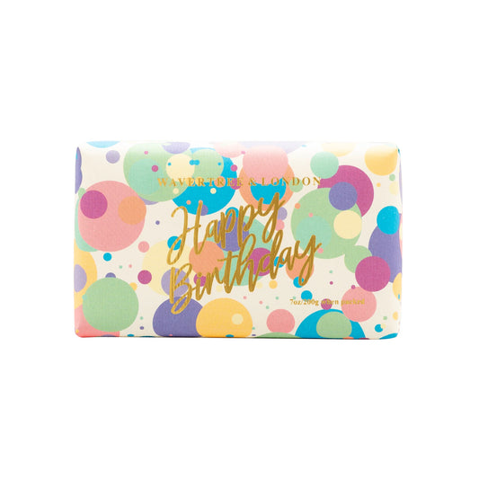 Happy Birthday Dots Bar Soap