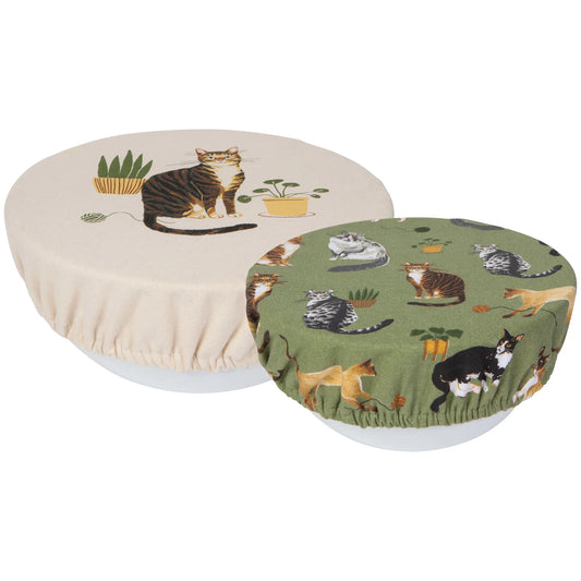 Cat Collective Bowl Covers Set of 2