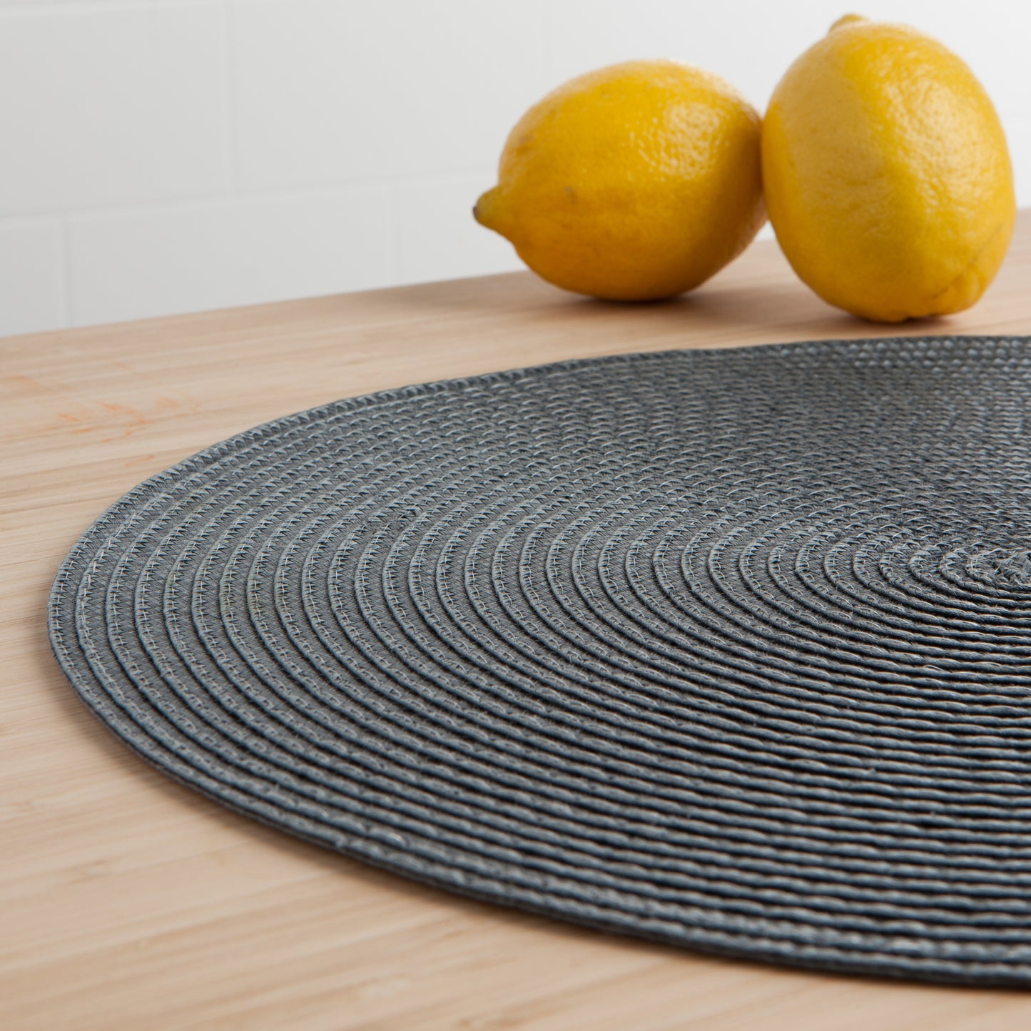 Disko Charcoal Placemat Set of 2