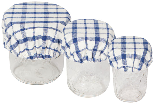 Belle Plaid Bowl Cover Mini Set/3