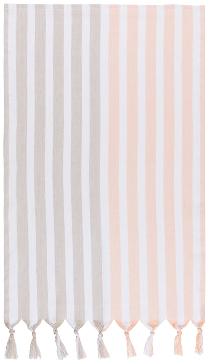 Caban Stripe Dove Gray / Nectar Tea Towel