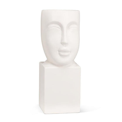 Face Vase On Pedestal