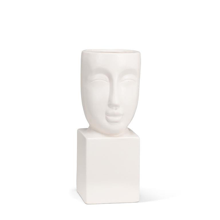 Face Vase On Pedestal